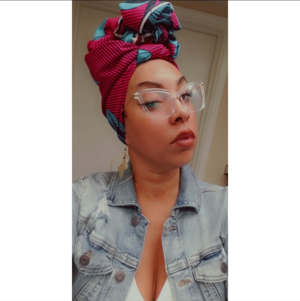 🍒 SWEETY African Wax Fabric Headwrap